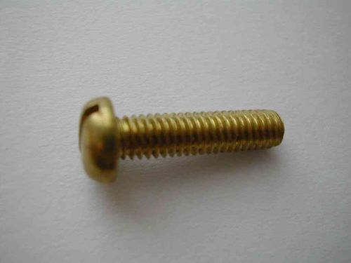 M4 (4mm) x 16mm Pan Head Brass Screw