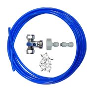Fridge Plumbing Kit With Tee Valve, Adaptor, 10m Pipe & Pipe Connector