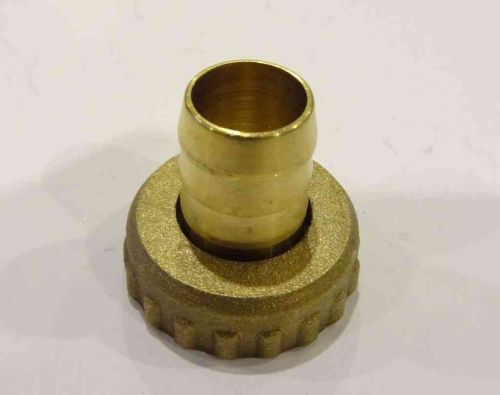 Brass Hose Union Nut and Tail for 1/2