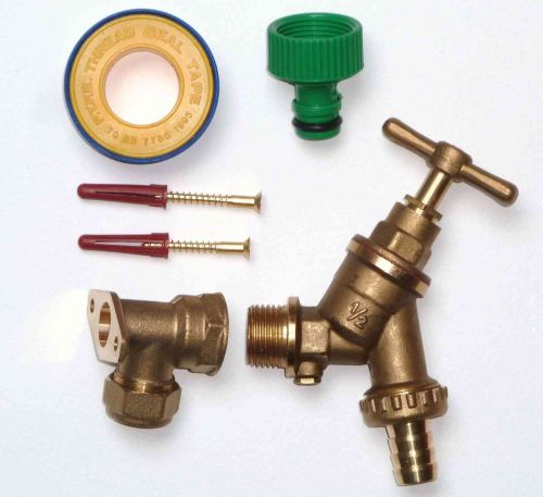 Outside Tap Kit With Double Check Valve Bib Tap