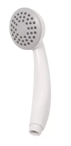 White Single Mode Shower Head / Handset