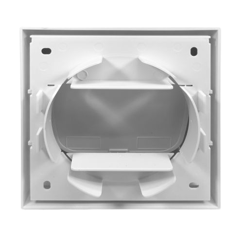 White Gravity Flap Cowled Ventilation Outlet 100mm (4